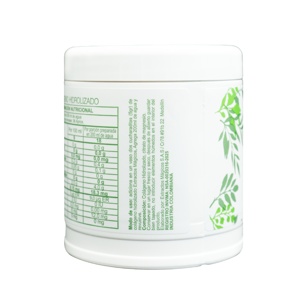 colágeno hidrolizado con citrato de magnesio colágeno hidrolizado con citrato de magnesio