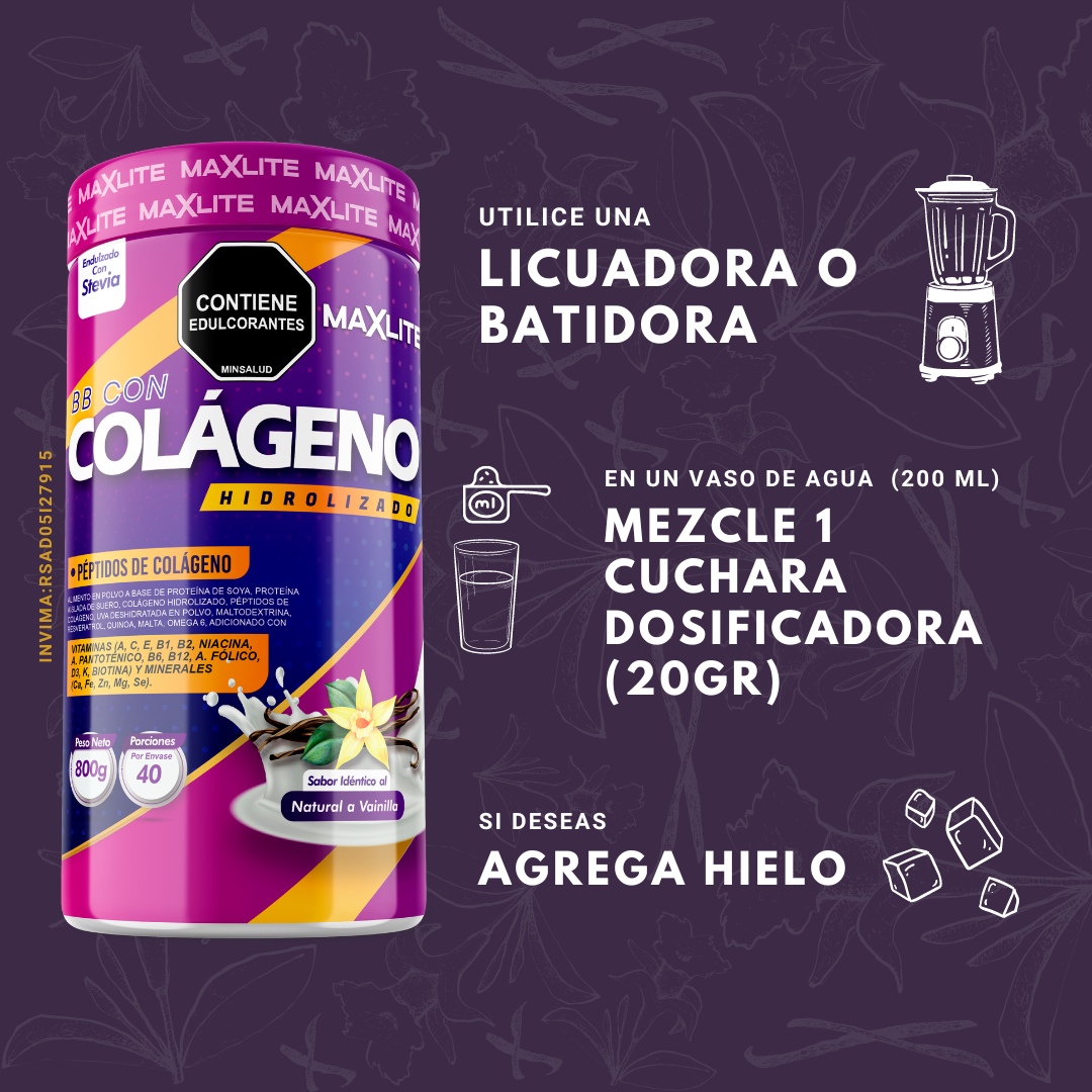 colágeno hidrolizado maxlite con resveratrol colágeno hidrolizado maxlite con resveratrol