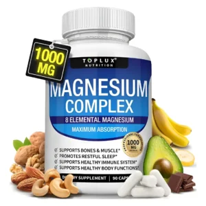 magnesium complex 1000mg · 8 en 1 | toplux nutrition – 90 cápsulas vegetales