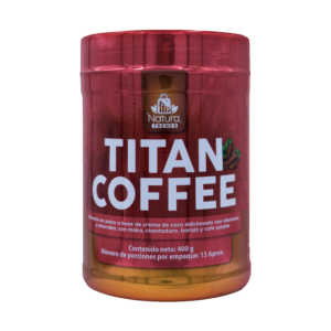 titan coffee | bebida energizante con maca, chontaduro y borojó – 400 g