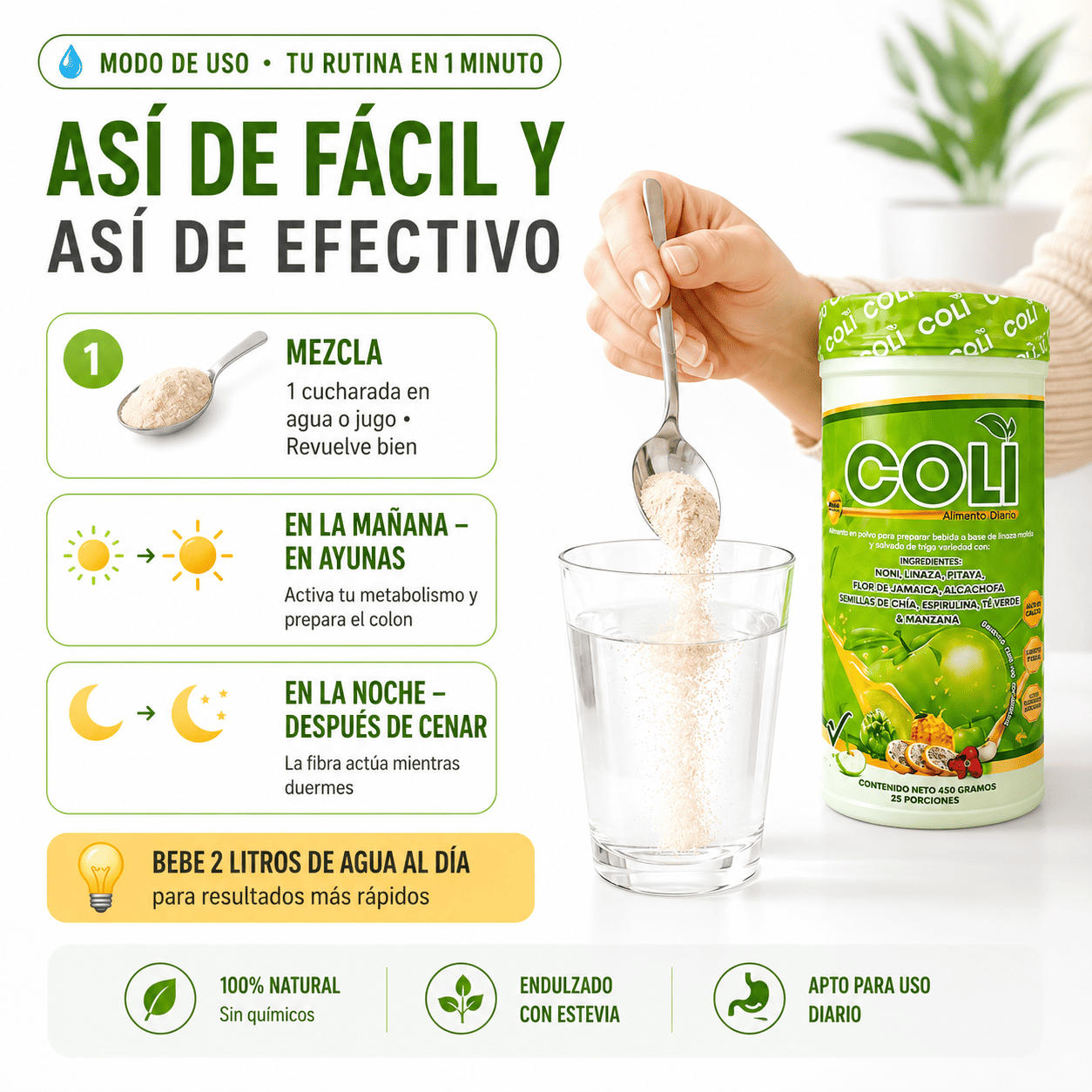 coli plus: fibra para el colon y la digestión saludable coli plus: fibra para el colon y la digestión saludable