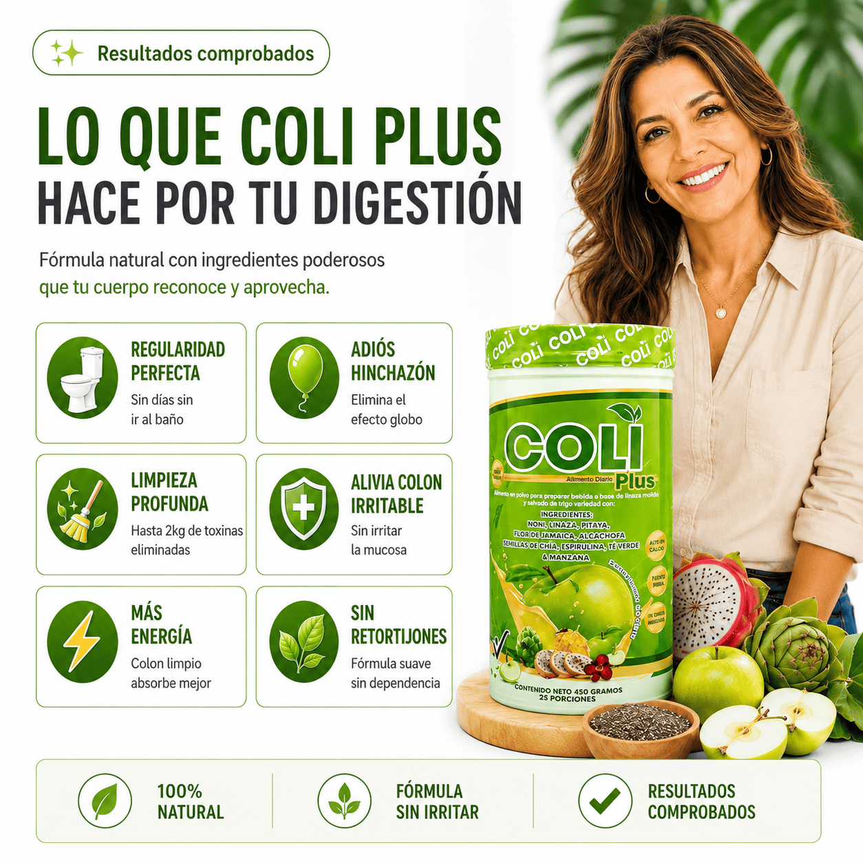 coli plus: fibra para el colon y la digestión saludable coli plus: fibra para el colon y la digestión saludable