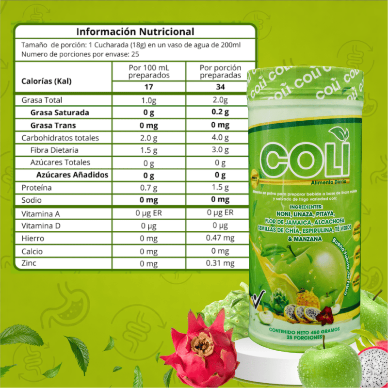 coli plus: fibra para el colon y la digestión saludable coli plus: fibra para el colon y la digestión saludable