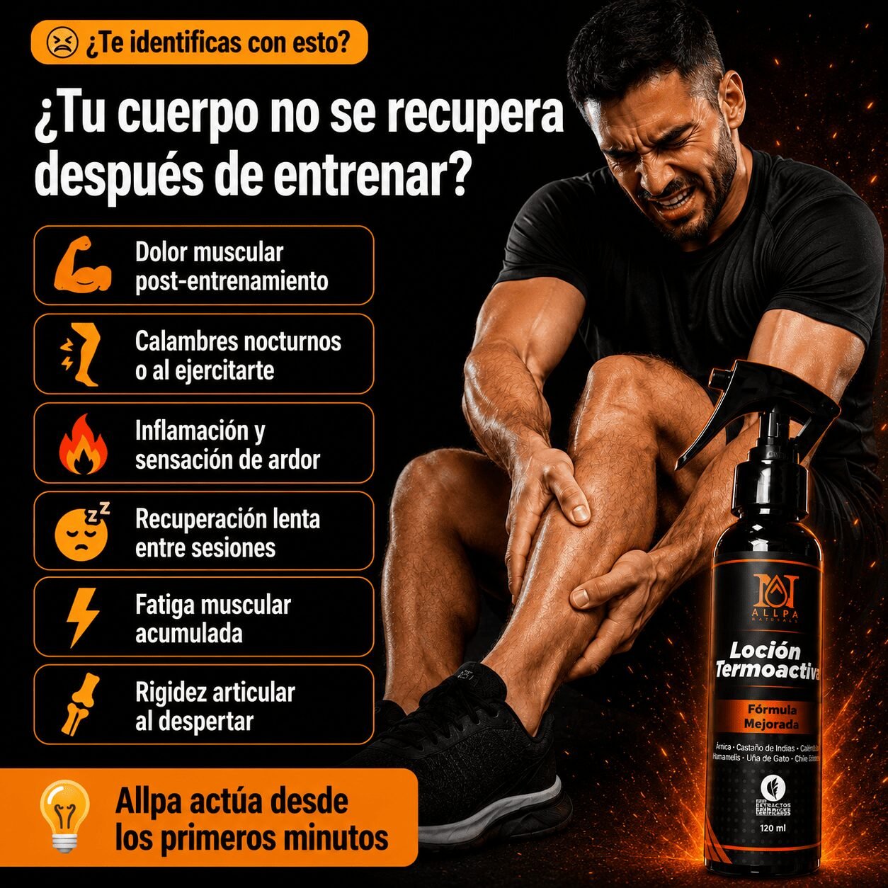 loción termoactiva allpa para el dolor muscular y articular loción termoactiva allpa para el dolor muscular y articular