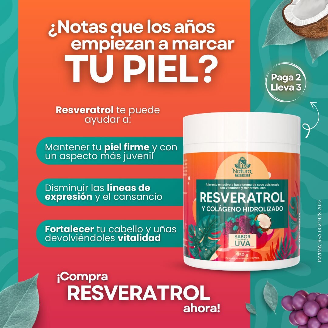 resveratrol con colágeno hidrolizado resveratrol con colágeno hidrolizado
