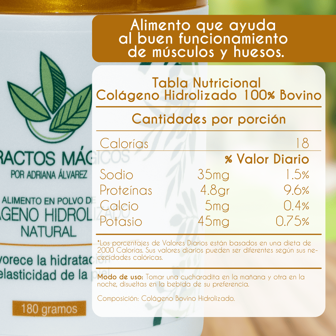 colágeno hidrolizado natural extractos mágicos colágeno hidrolizado natural extractos mágicos